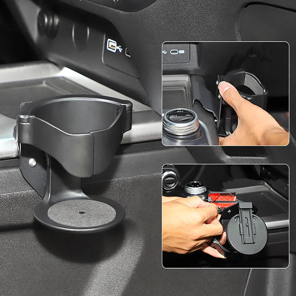 Custom Fit Central Control Cup Holder for Tank 300 2021-2024 ABS Beverage Organizer