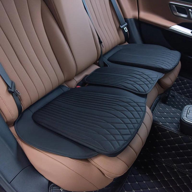 Premium Napa Leather Seat Cushion Cover | Waterproof & Durable Auto Seat Protector