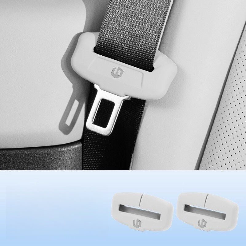 Custom Seat Belt Buckle Protector Cover for Leapmotor C10 C01 B01 T03 A10 B10 - Soft Silicone Anti Scratch Interior Guard