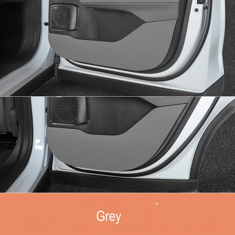Deepal S05 Custom Fit Leather Door Kick Pad Protector | Scratch & Scuff Guard for LHD & RHD