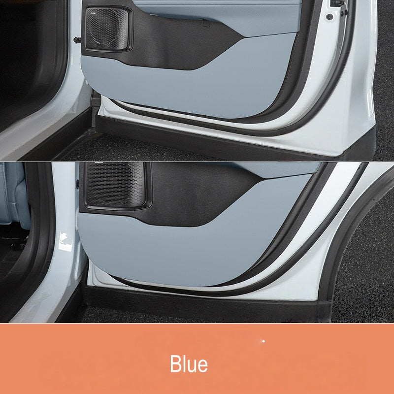 Deepal S05 Custom Fit Leather Door Kick Pad Protector | Scratch & Scuff Guard for LHD & RHD