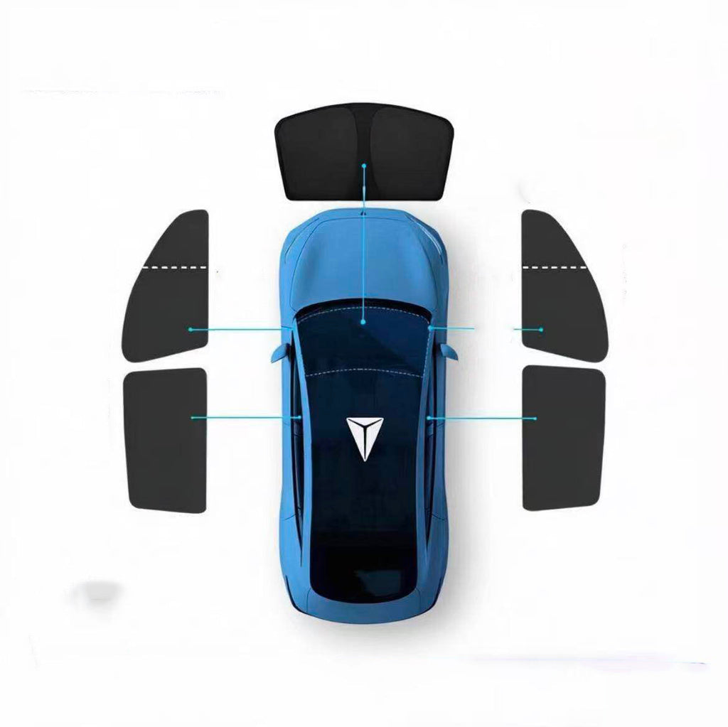 Custom Fit Car Window Sun Shade Set for Deepal S05 S07 G318 L07 - UV Blocking & Privacy