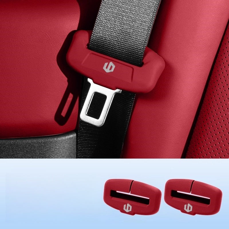 Custom Seat Belt Buckle Protector Cover for Leapmotor C10 C01 B01 T03 A10 B10 - Soft Silicone Anti Scratch Interior Guard