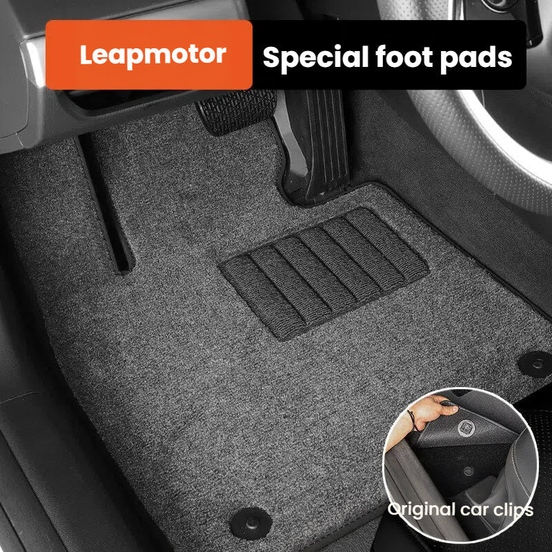 Premium Custom Fit Carpet Floor Mats for Leapmotor B10 T03 C10 D19 A10 Lafa5 - Full Coverage Interior Protection