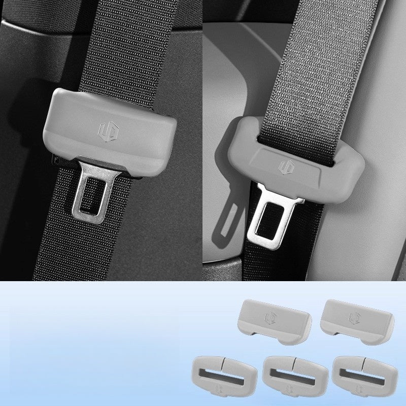 Custom Seat Belt Buckle Protector Cover for Leapmotor C10 C01 B01 T03 A10 B10 - Soft Silicone Anti Scratch Interior Guard