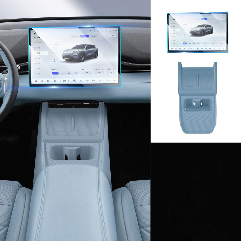 Custom Center Console Silicone Mat Set for Deepal S05 - Anti-Slip Protection Mat