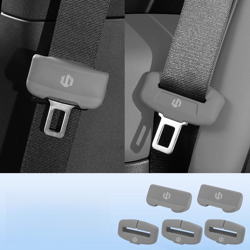 Custom Seat Belt Buckle Protector Cover for Leapmotor C10 C01 B01 T03 A10 B10 - Soft Silicone Anti Scratch Interior Guard