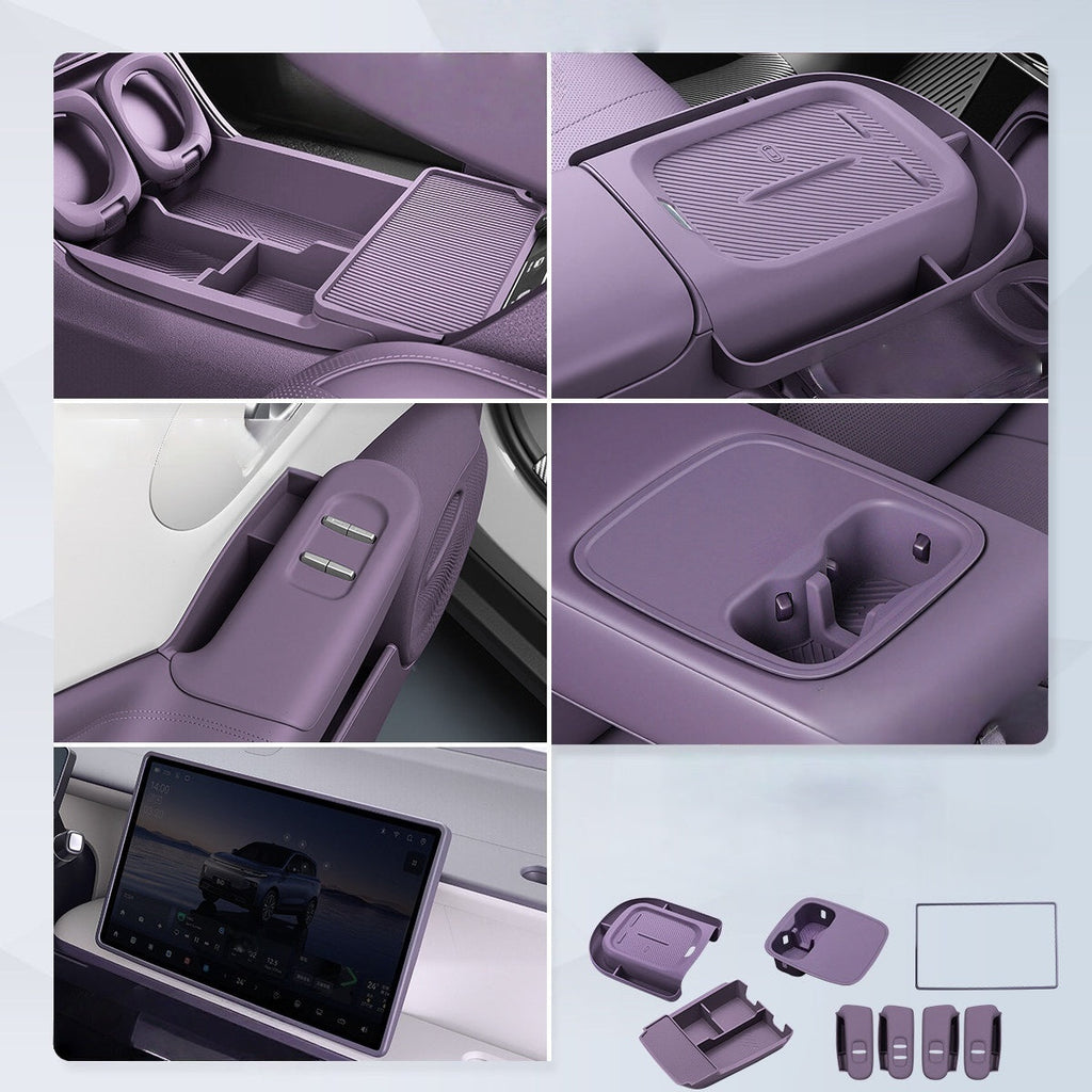 Custom Fit Center Console Silicone Mat Set for Leapmotor B10 Interior Protection