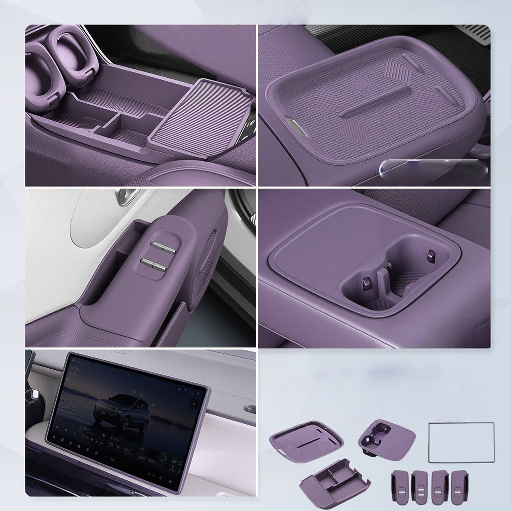 Custom Fit Center Console Silicone Mat Set for Leapmotor B10 Interior Protection
