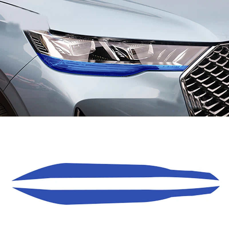 GWM Haval H6 3rd Gen 2021-2023 Headlight Eyebrow Stickers - Custom Fit Car Styling Decals