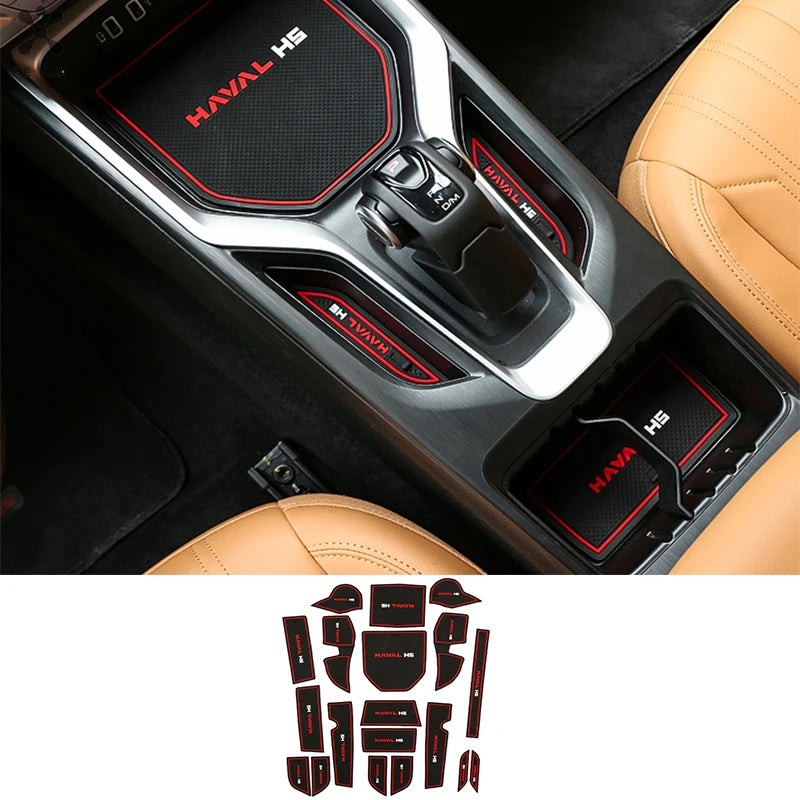 2024 Haval H5 Door Groove Pad Non-Slip Interior Mat | GWM Great Wall Rubber Cup Cushion