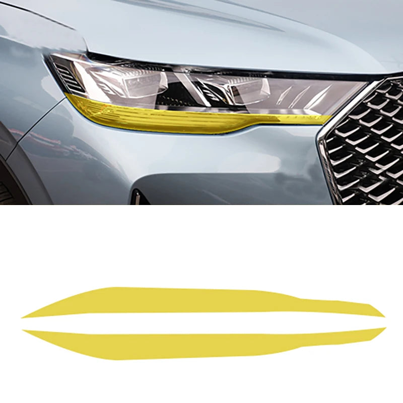 GWM Haval H6 3rd Gen 2021-2023 Headlight Eyebrow Stickers - Custom Fit Car Styling Decals