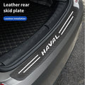 Haval H1 H2 H3 H6 H7 H9 M6 F7X Jolion Car Door Sill Plate Protector Carbon Fiber Style PVC Soft Rubber Anti Scratch Stickers