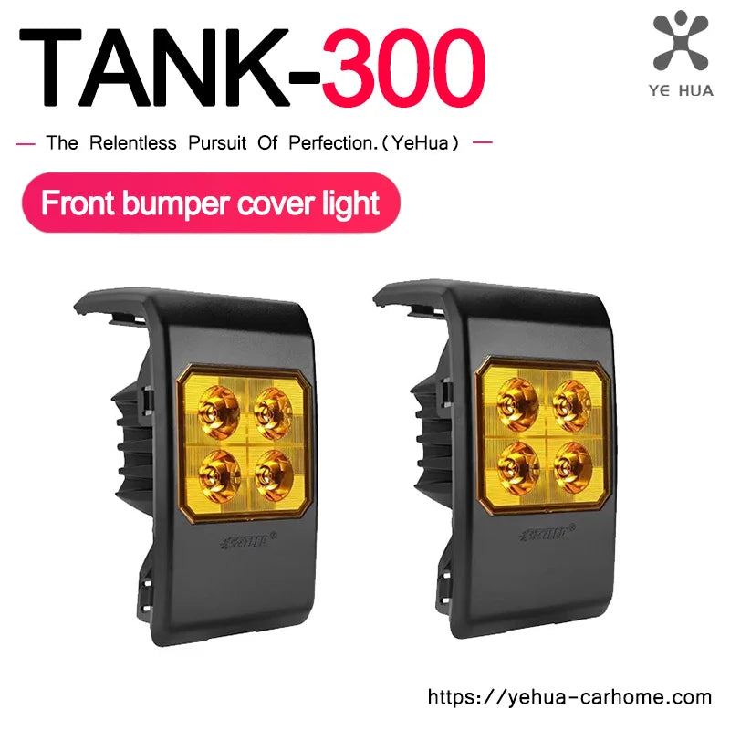 Great Wall Tank 300 Front Fog Lights Bumper LED Spotlights | High Visibility Driving Lights