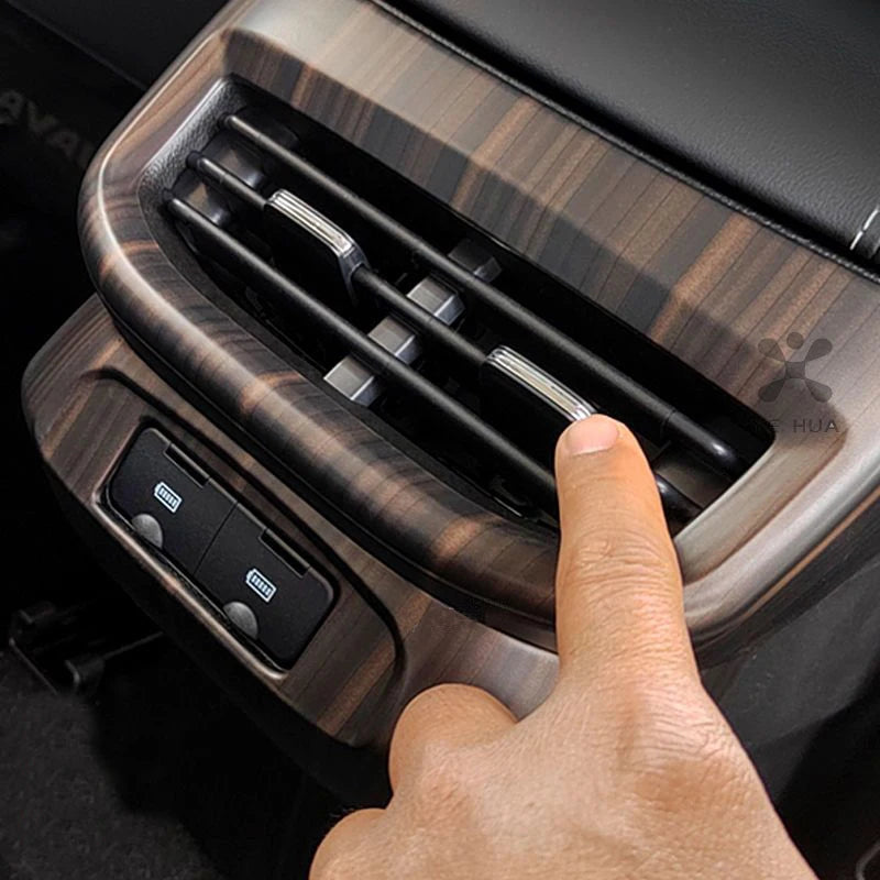 Haval 3rd Gen H6 2023 Interior Trim Kit | Sandalwood Grain Carbon Fiber Panel Set