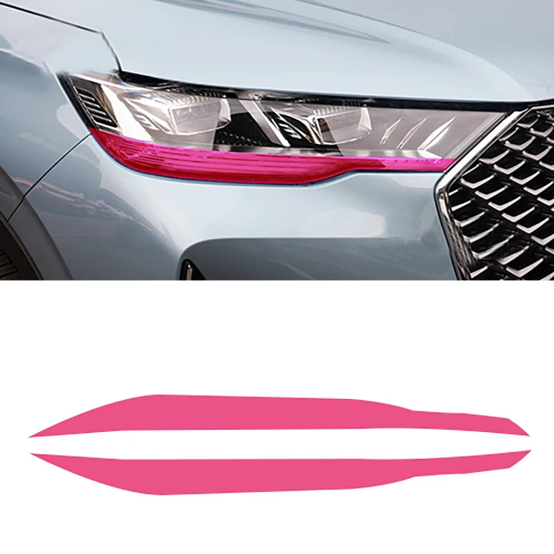 GWM Haval H6 3rd Gen 2021-2023 Headlight Eyebrow Stickers - Custom Fit Car Styling Decals