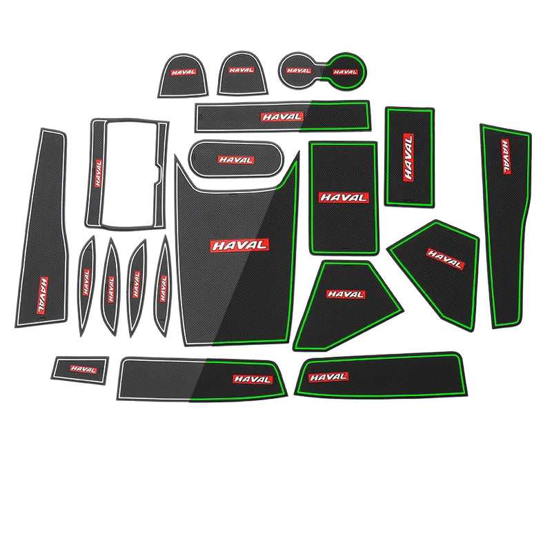 Custom Car Coasters Mats for Haval H6 LHD 2021-2023 GT 3rd Gen - Silicone Cup Holder Inserts
