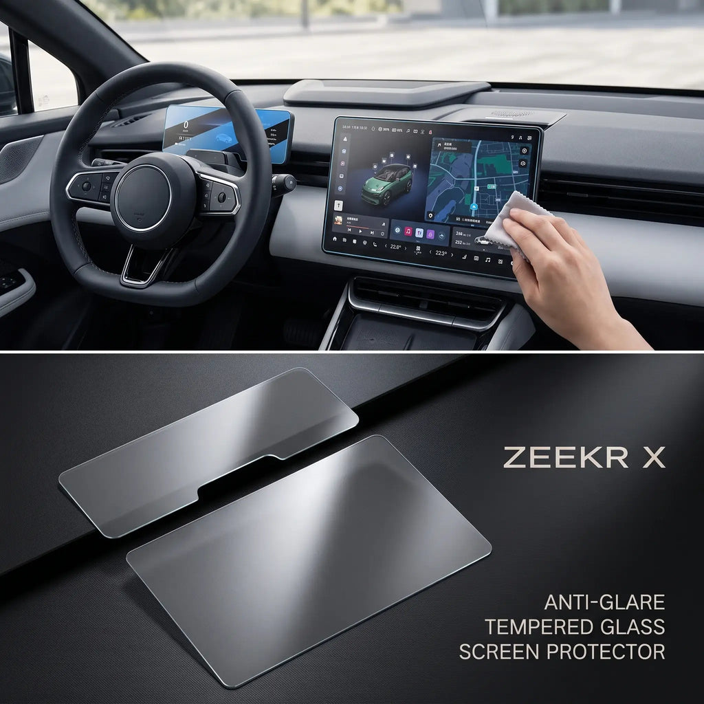 Anti-Glare HD Tempered Glass Navigation Touch Screen Protector for ZEEKR X | carblaze 2