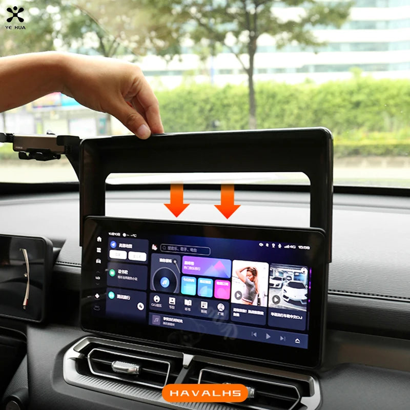 2024 Great Wall GWM New Haval H5 Car Navigation Screen Phone Holder Sucker Clip Shockproof Bracket