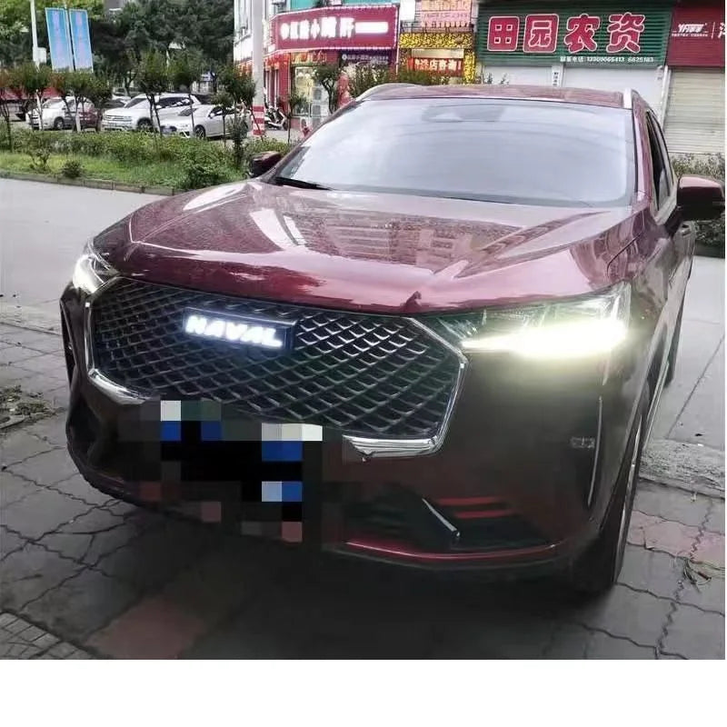 Custom Fit LED Front Logo Light for Haval H6 Dargo F7 M6 H9 Jolion -30.8cm Glowing Emblem for Great Wall GWM Grill