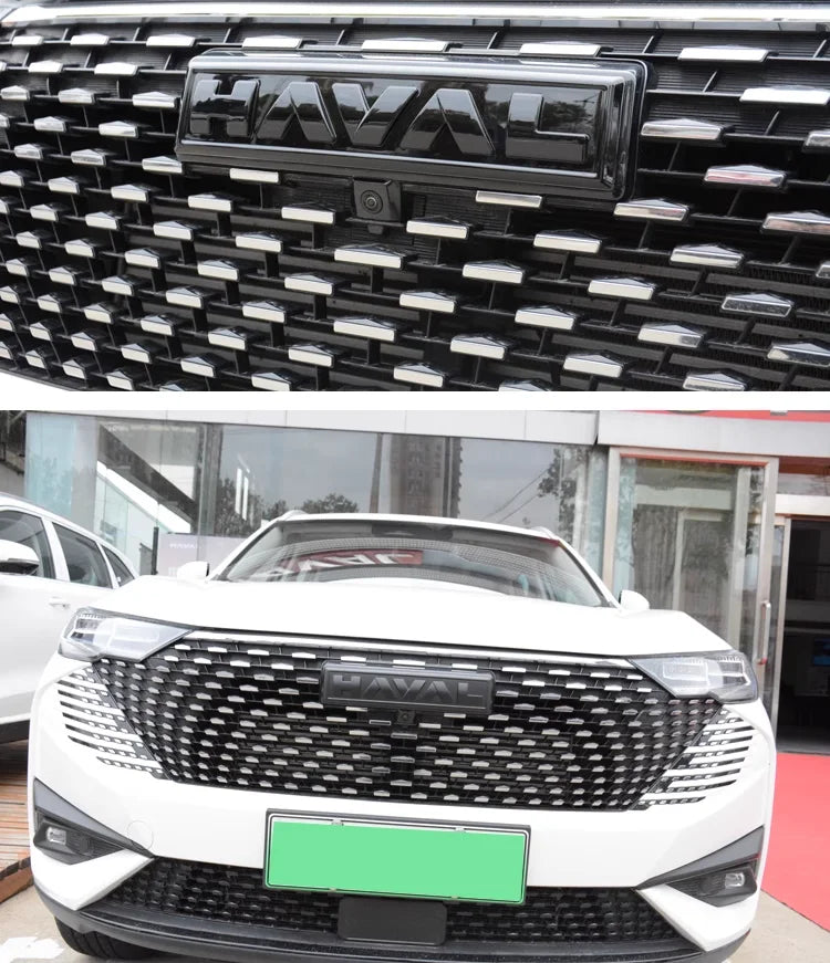 1pc Front Grille Black Logo Emblem for GWM Haval H6 PHEV 3rd Gen Great Wall Car Badge