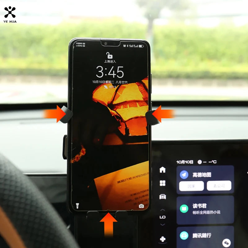 2024 Great Wall GWM New Haval H5 Car Navigation Screen Phone Holder Sucker Clip Shockproof Bracket