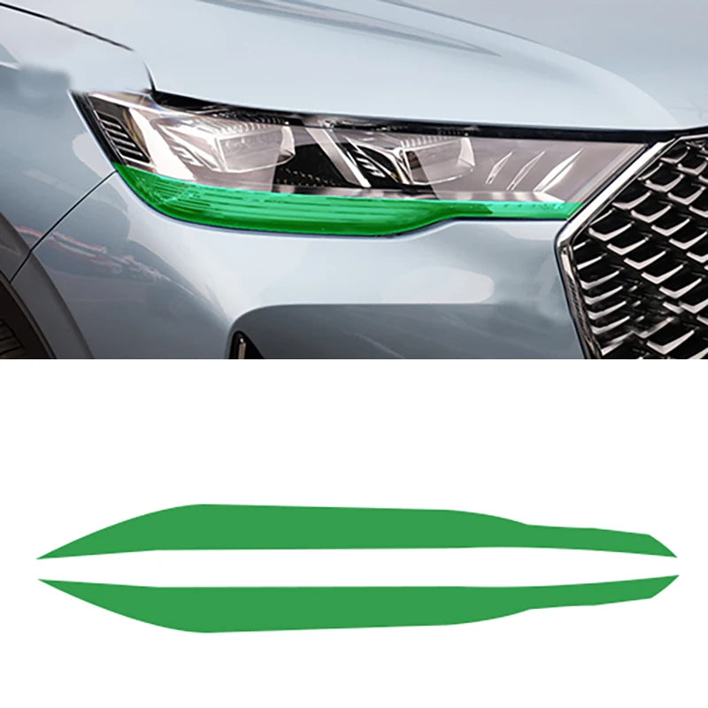 GWM Haval H6 3rd Gen 2021-2023 Headlight Eyebrow Stickers - Custom Fit Car Styling Decals