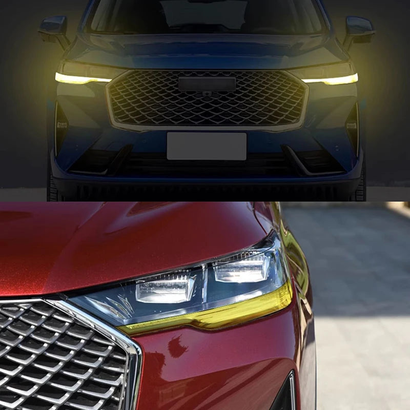 GWM Haval H6 3rd Gen 2021-2023 Headlight Eyebrow Stickers - Custom Fit Car Styling Decals