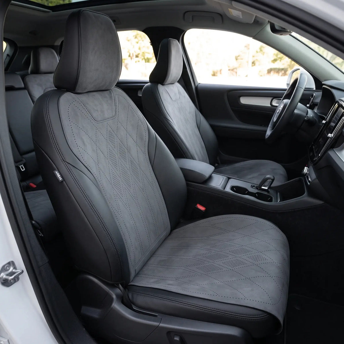 Custom Fit Napa Suede Seat Covers for Volvo EX30 and EX40 | Airbag Safe | carblaze 1
