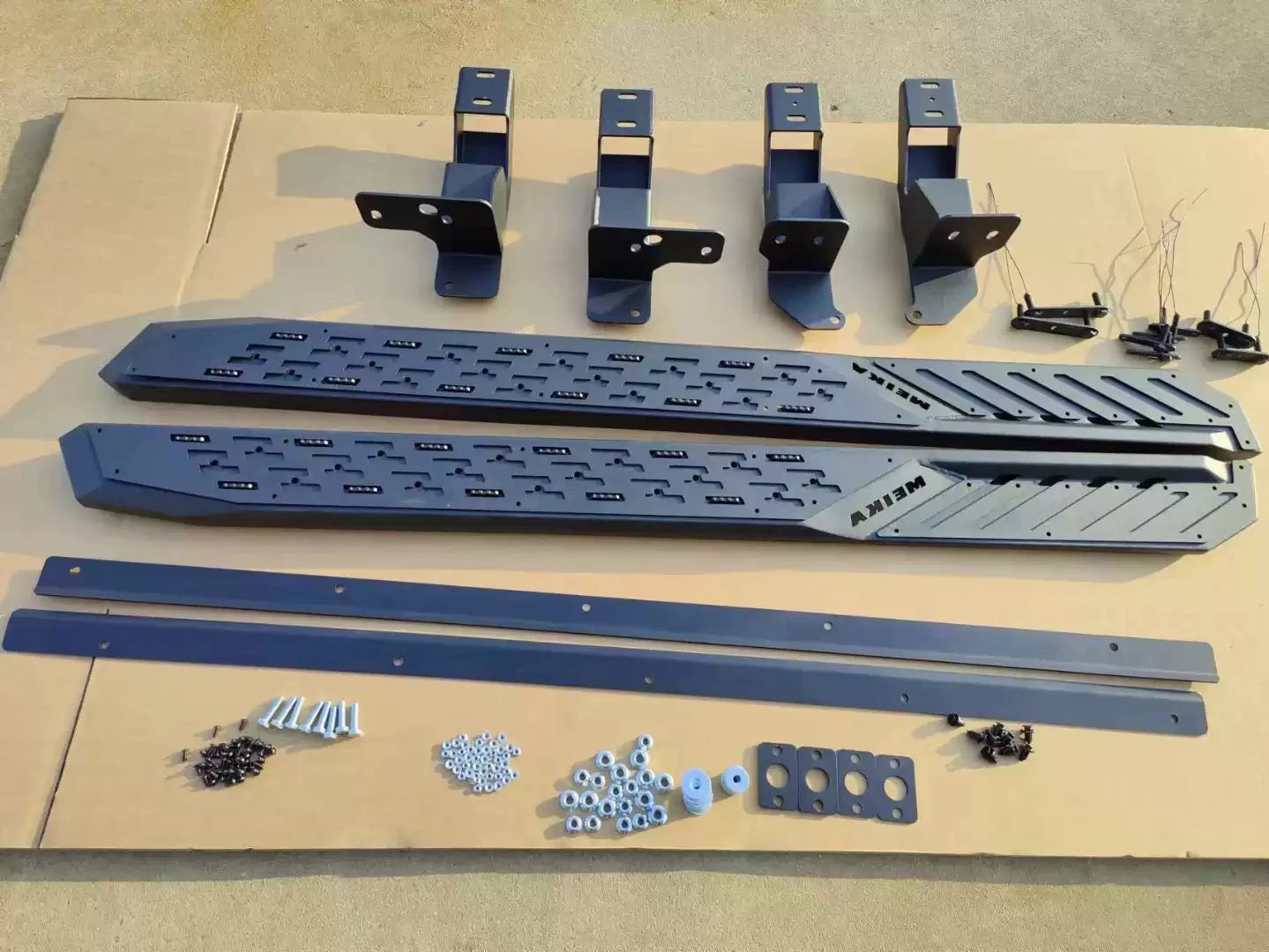Side Steps for Wey Tank 300 - Round Tubing Nerf Bar Running Boards with Drop Step
