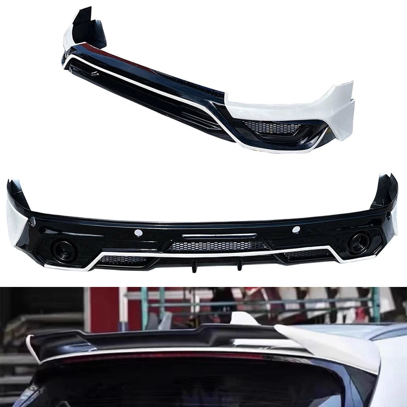 Custom Front Rear Bumper Spoiler & Tail Wing for Great Wall Haval 3rd Gen H6 2023