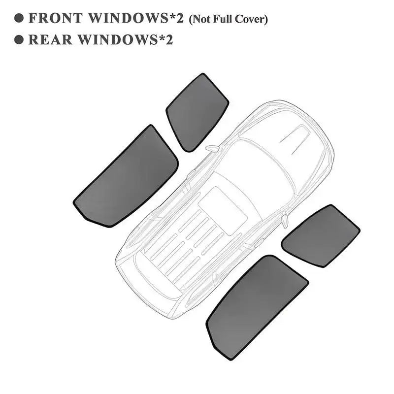 Sunshade Visor Mesh Curtain for MG MG4