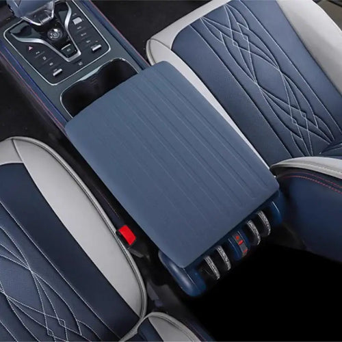 Silica Gel Gear Shift Collars Armrest Box Cover for Atto 3 BYD2