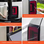 Smoked Tail Light Cover for Denza B8 (2Pcs) BYD5
