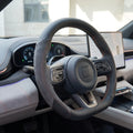 Anti-Slip Suede/Leather Steering Wheel Cover for ZEEKR X/7X | Interior Trim | carblaze 1