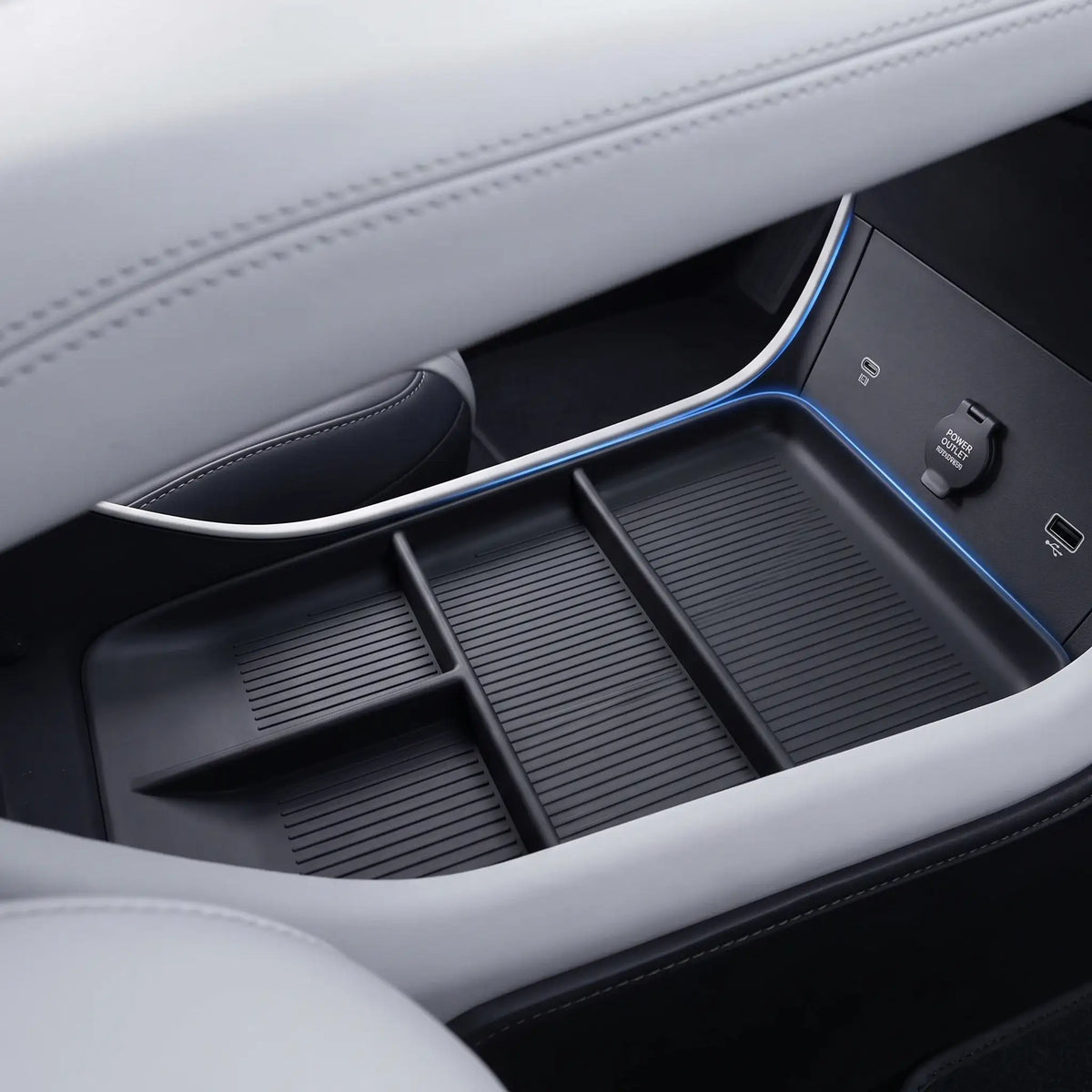 Lower Center Console Storage Box Organizer Tray Secondary Bin for Geely EX5 / EM-i | carblaze 1