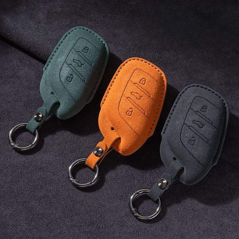 Suede Leather Key Cover for MG MG1