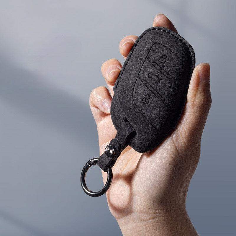 Suede Leather Key Cover for MG MG2