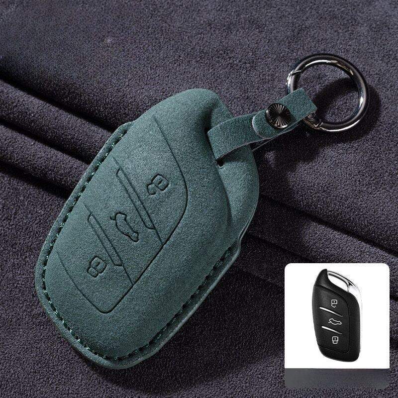 Suede Leather Key Cover for MG MG5