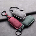 Suede Leather Key Holder for GeelyEX5/Geely Starray EM-i Geely1