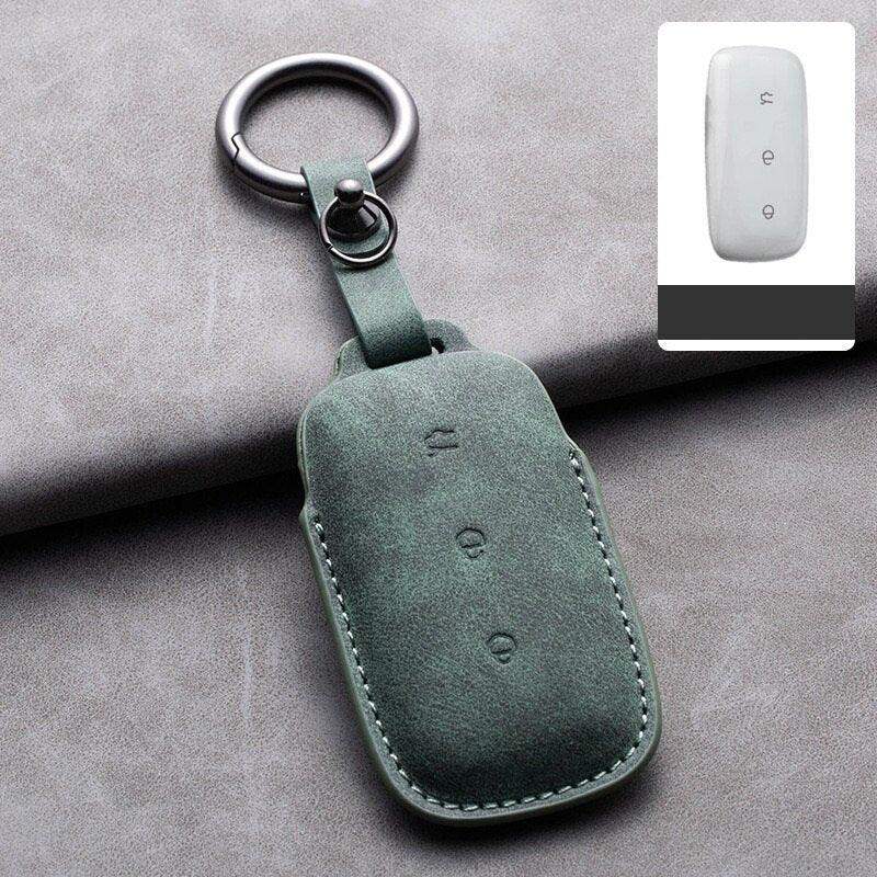 Suede Leather Key Holder for GeelyEX5/Geely Starray EM-i Geely2