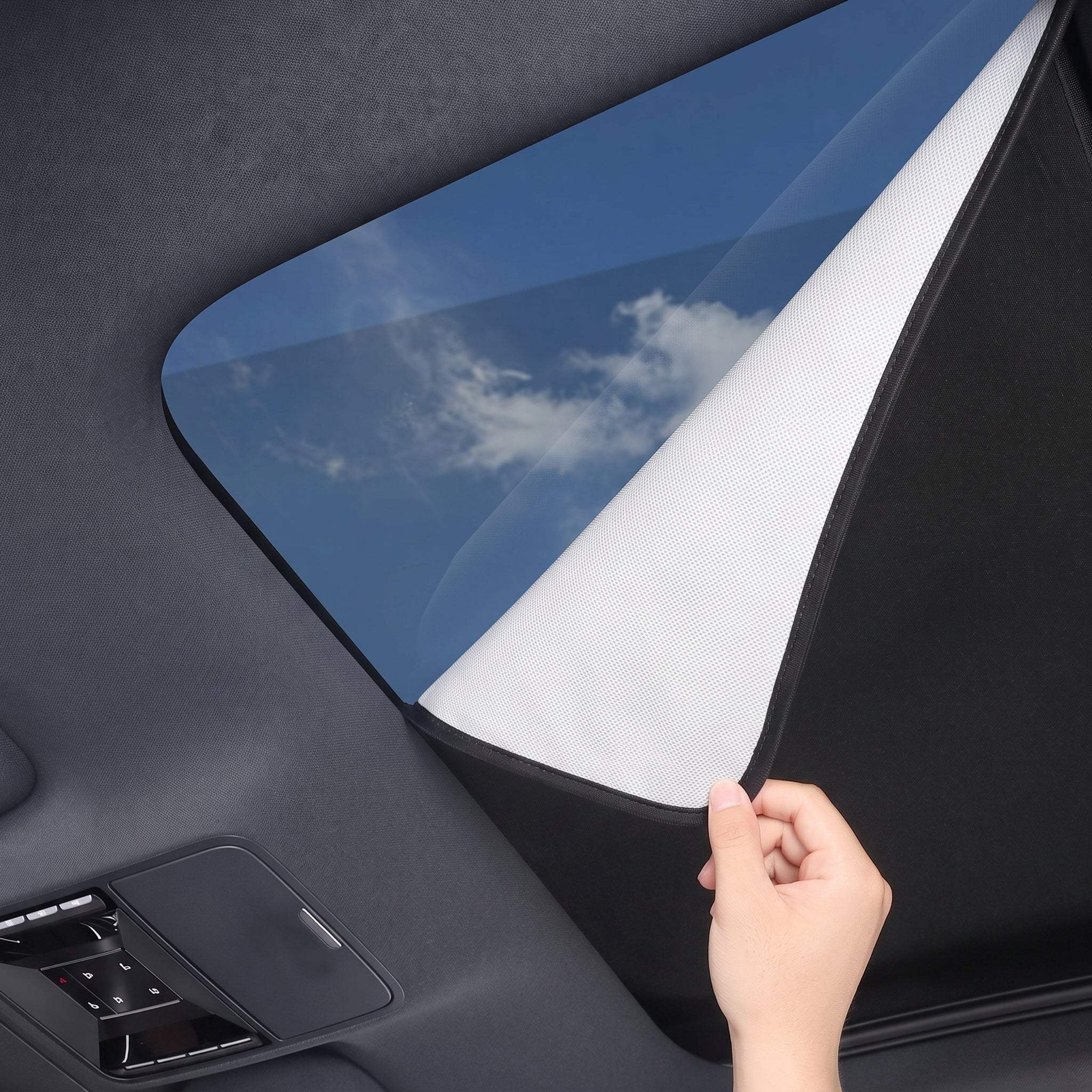 Klebbarer Sonnendach Sonnenschutz Netzvorhang für BYD Modelle
