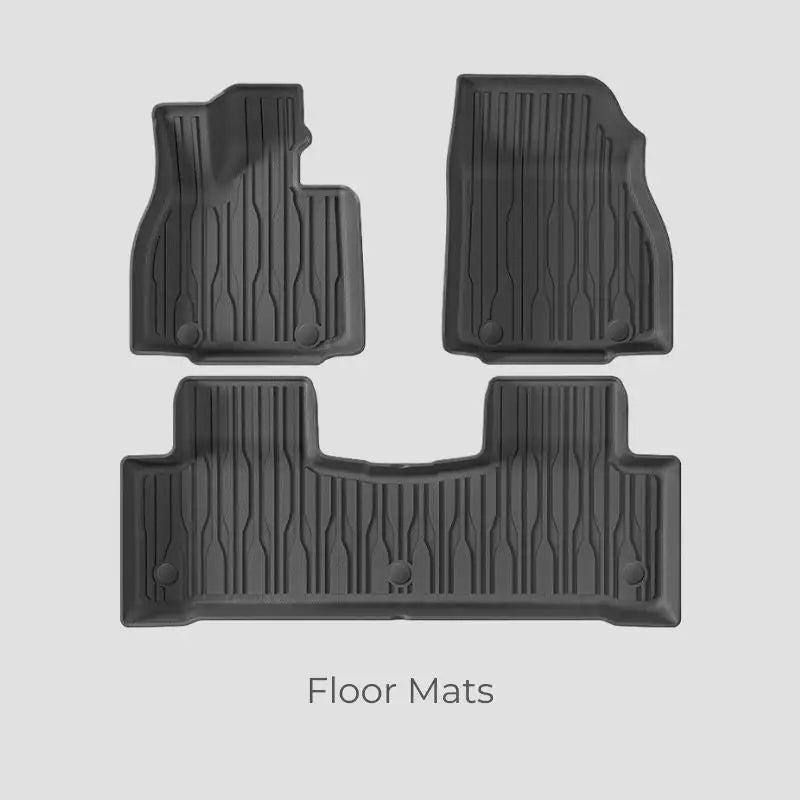 TPE Floor Mats & Trunk & Frunk Mats Custom Fit for Sealion 7 BYD12