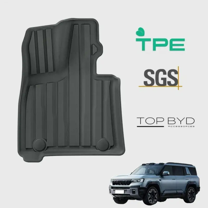 TPE Floor Mats & Trunk Mat for Denza B8 BYD2
