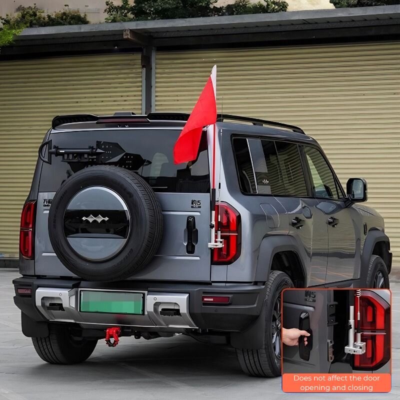 Suporte da Antena da Bandeira da Porta da Mala para Fangchengbao Bao 5/Denza B5