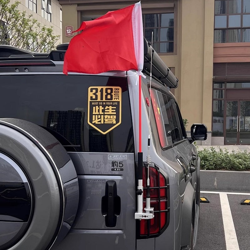 Suporte da Antena da Bandeira da Porta da Mala para Fangchengbao Bao 5/Denza B5