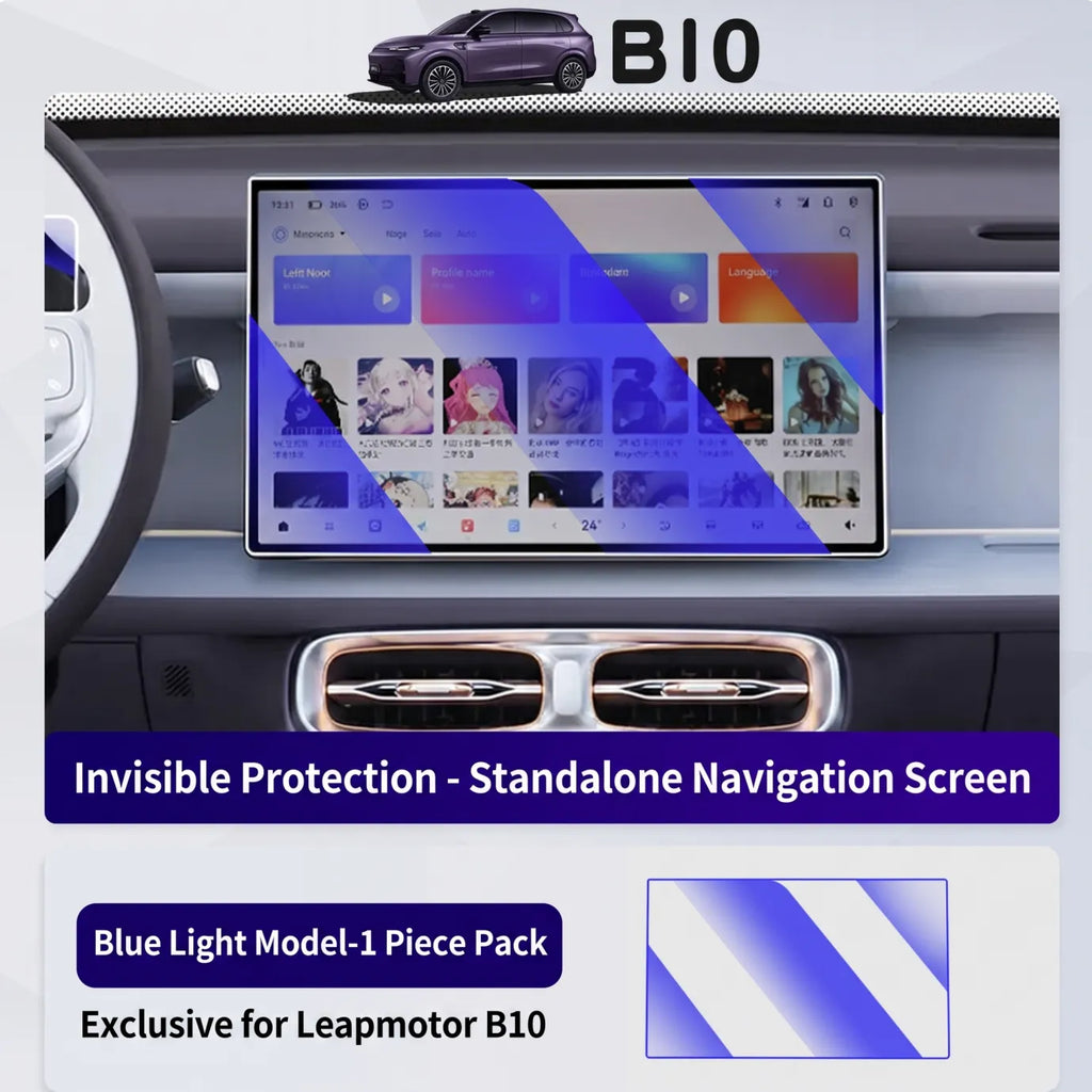 Tempered Glass Screen Protector for Leapmotor B10 Navigation