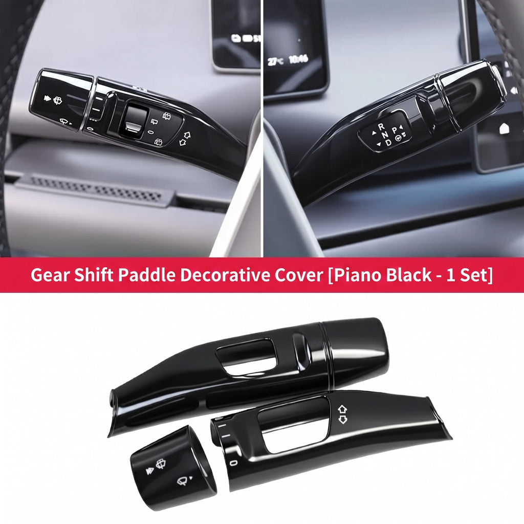 Gear Shift Stalk & Wiper Lever Protective Cover Trim for Leapmotor C10 / C16 | Steering Column ABS Interior Accessories