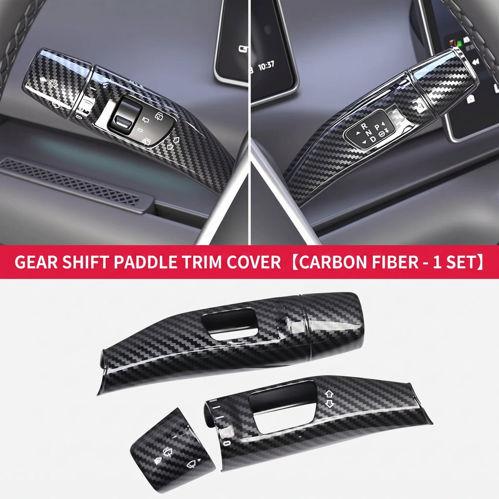 Gear Shift Stalk & Wiper Lever Protective Cover Trim for Leapmotor C10 / C16 | Steering Column ABS Interior Accessories