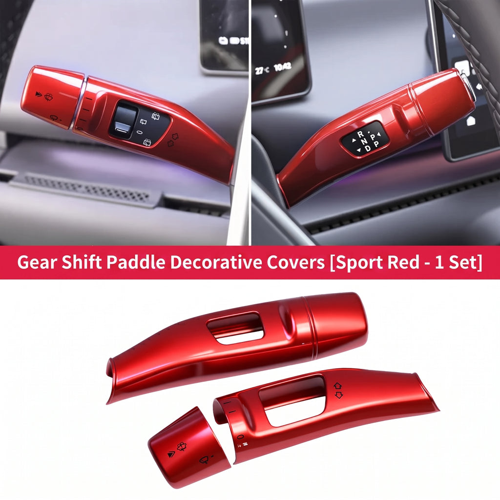 Gear Shift Stalk & Wiper Lever Protective Cover Trim for Leapmotor C10 / C16 | Steering Column ABS Interior Accessories